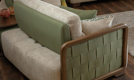 طقم أريكة نوفا وأريكة مزدوجة